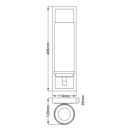 Feiss - LED Casa de banho parede svítdilo AMALIA 1xG9/3,5W/230V IP44 cromado brilhante