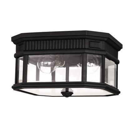 Feiss - Iluminação de teto exterior COTSWOLD LANE 2xE27/60W/230V IP44