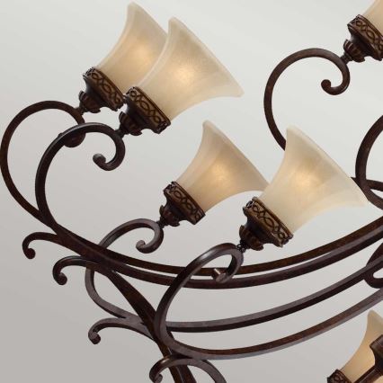 Feiss - Candeeiro suspenso DRAWING ROOM 18xE27/60W/230V