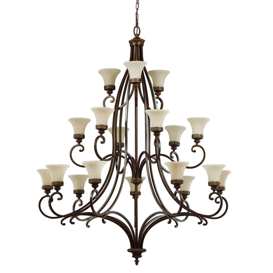 Feiss - Candeeiro suspenso DRAWING ROOM 18xE27/60W/230V