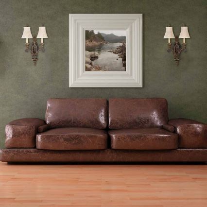 Feiss - Iluminação de parede DRAWING ROOM 2xE14/60W/230V