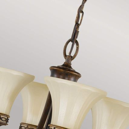 Feiss - Candeeiro suspenso DRAWING ROOM 4xE27/60W/230V