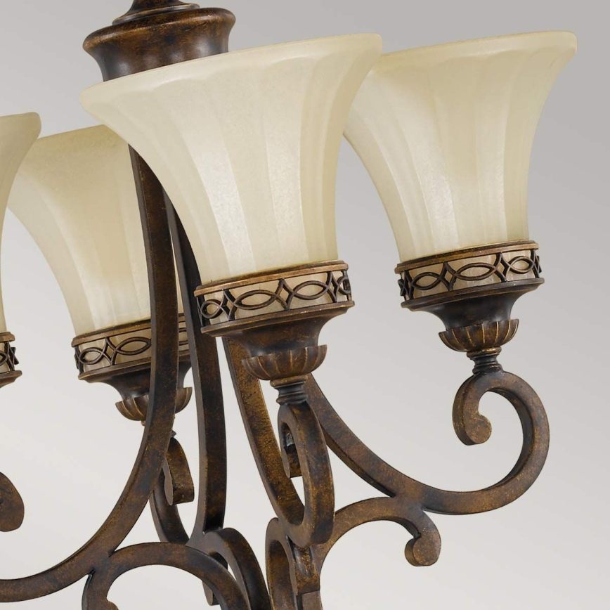 Feiss - Candeeiro suspenso DRAWING ROOM 4xE27/60W/230V