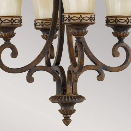 Feiss - Candeeiro suspenso DRAWING ROOM 4xE27/60W/230V