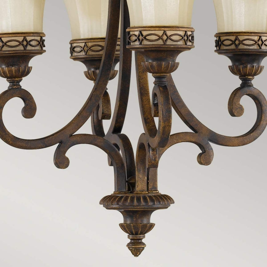 Feiss - Candeeiro suspenso DRAWING ROOM 4xE27/60W/230V