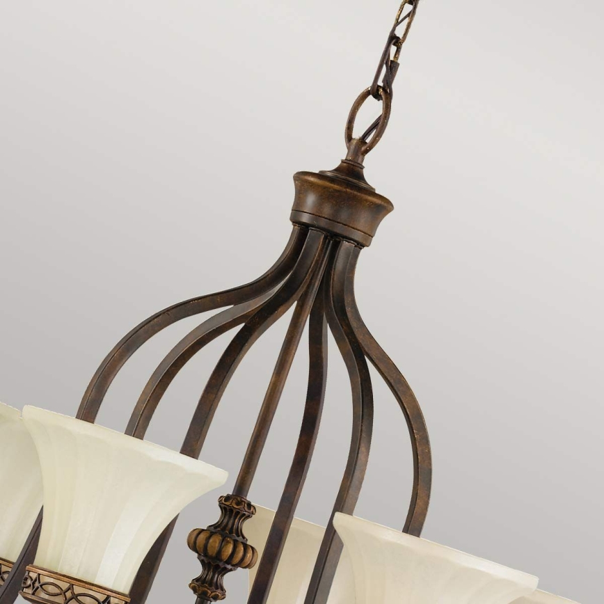 Feiss - Candeeiro suspenso DRAWING ROOM 6xE27/60W/230V