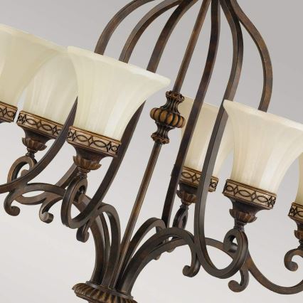 Feiss - Candeeiro suspenso DRAWING ROOM 6xE27/60W/230V