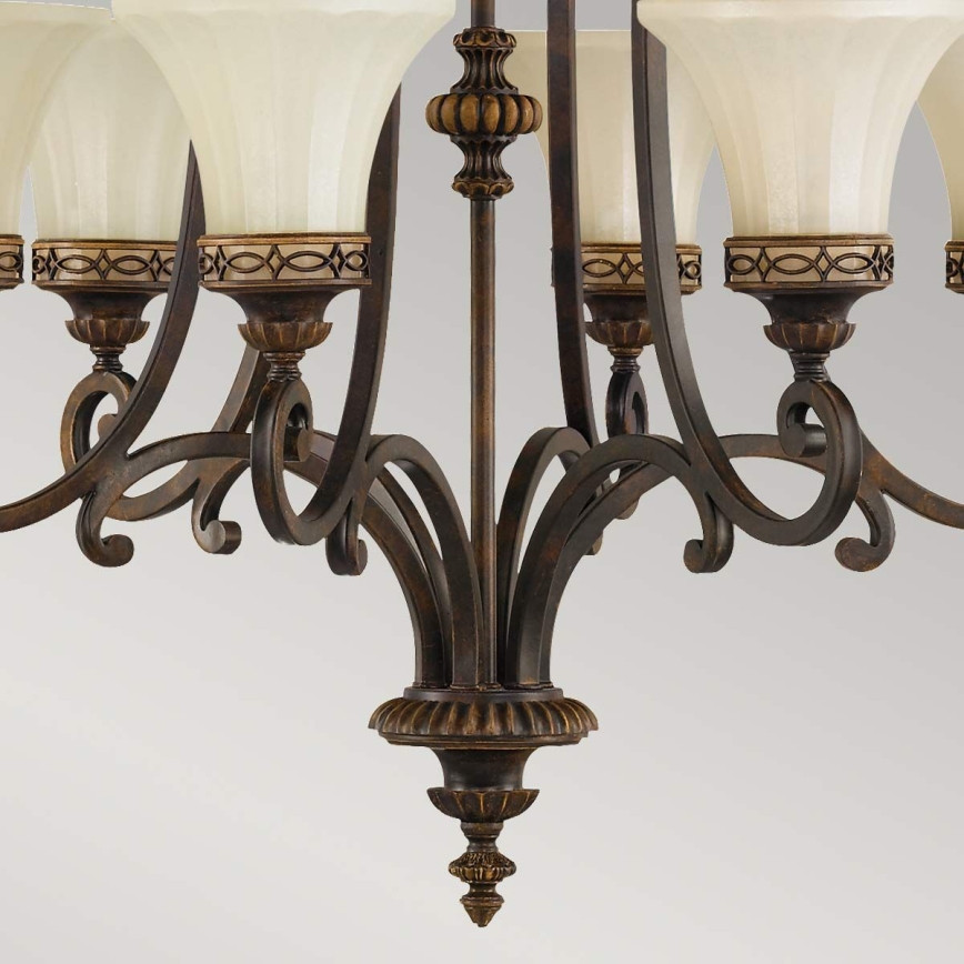 Feiss - Candeeiro suspenso DRAWING ROOM 6xE27/60W/230V