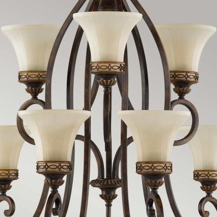 Feiss - Candeeiro suspenso DRAWING ROOM 9xE27/60W/230V