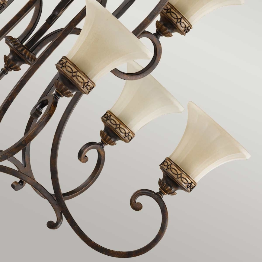 Feiss - Candeeiro suspenso DRAWING ROOM 9xE27/60W/230V