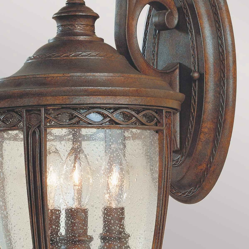 Feiss - Iluminação de parede exterior ENGLISH BRIDLE 3xE14/60W/230V IP44