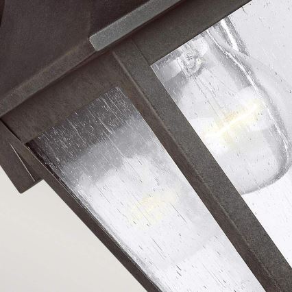Feiss - Iluminação de parede exterior GALENA 1xE27/60W/230V IP44