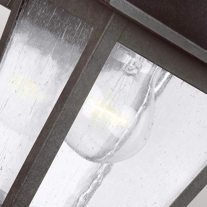 Feiss - Iluminação de parede exterior GALENA 1xE27/60W/230V IP44