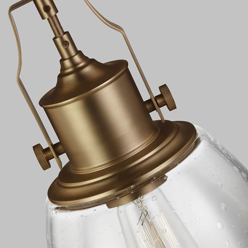 Feiss - Candeeiro suspenso HOBSON 1xE27/60W/230V bronze