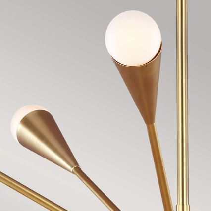Feiss - Candeeiro suspenso LED JAX 10xG9/3W/230V dourado