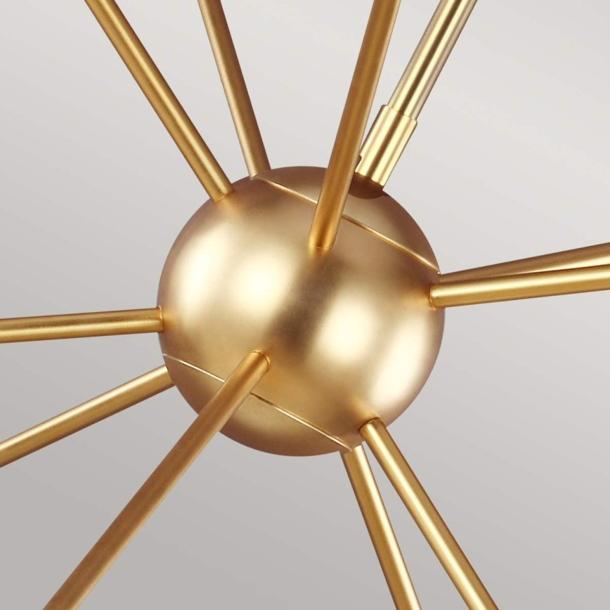 Feiss - Candeeiro suspenso LED JAX 10xG9/3W/230V dourado