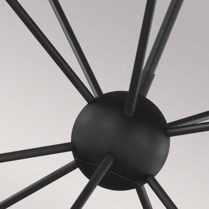 Feiss - Candeeiro suspenso LED JAX 10xG9/3W/230V preto/dourado