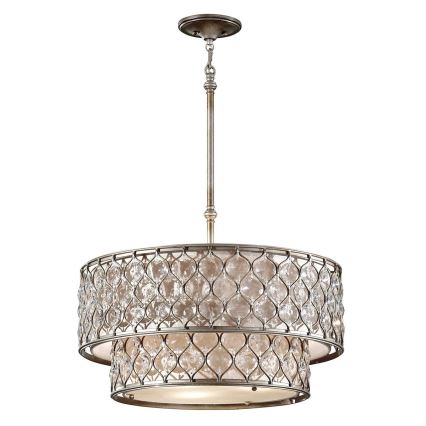 Feiss - Candeeiro suspenso LUCIA 6xE27/60W/230V