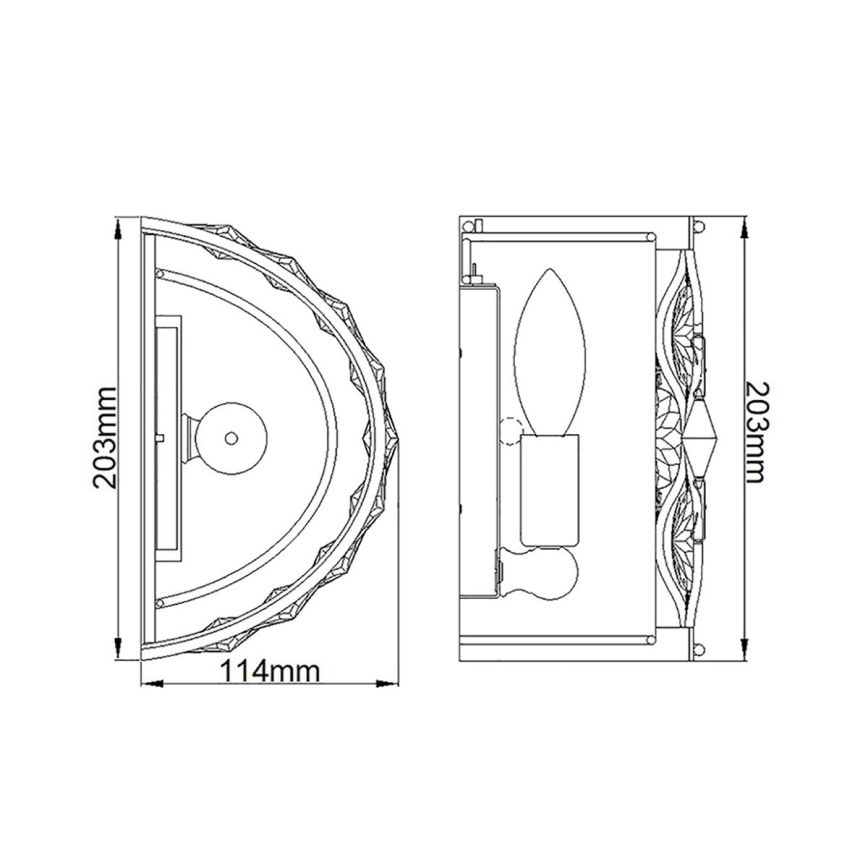 Feiss - Iluminação de parede LUCIA 1xE14/40W/230V