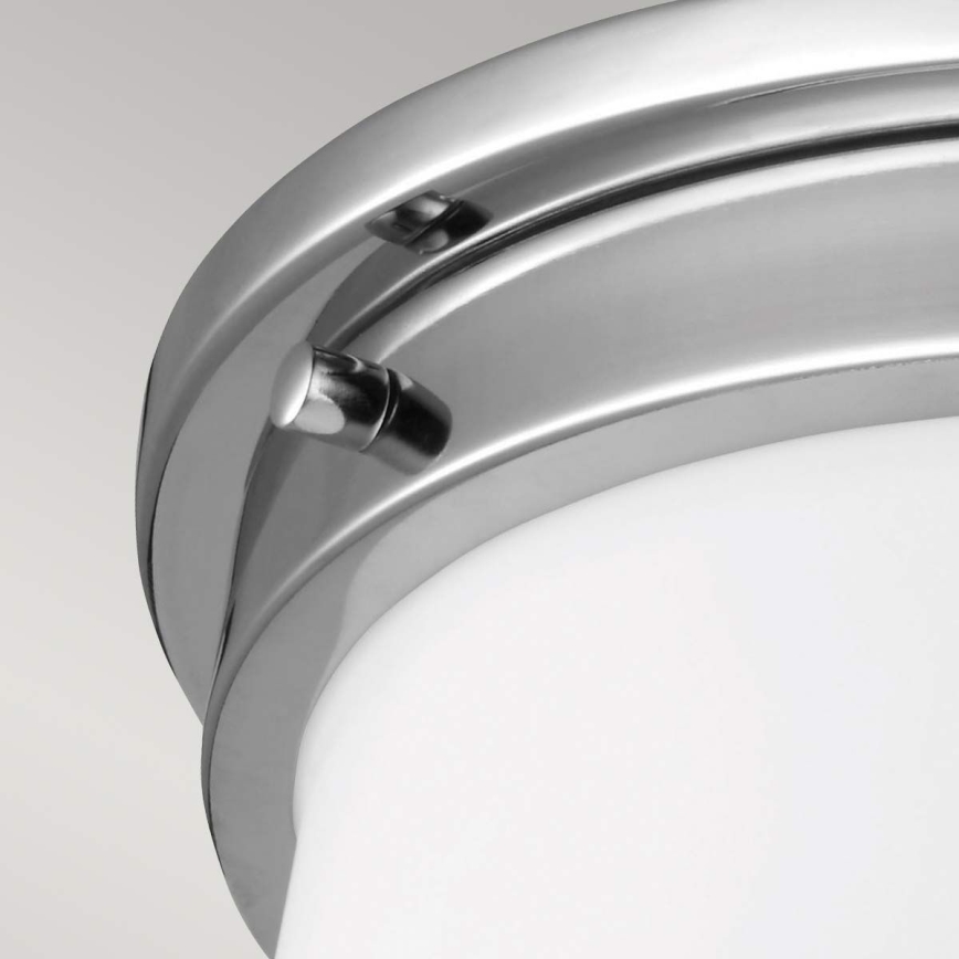 Feiss - Candeeiro de tecto para casa de banho PAYNE 2xE27/60W/230V IP44 cromado mate