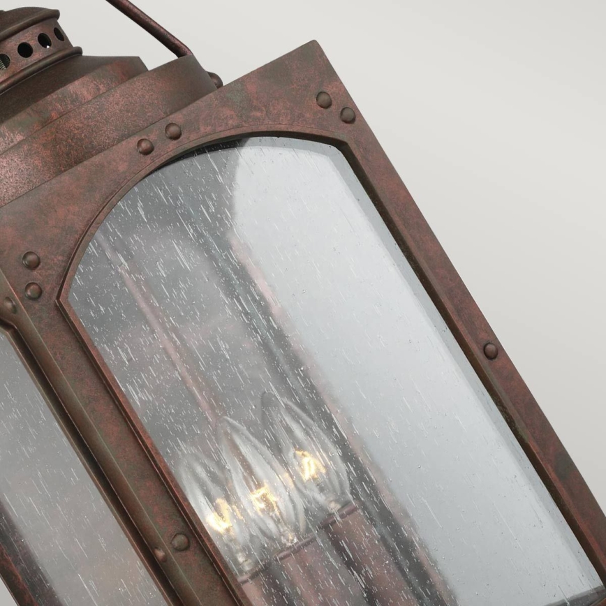 Feiss - Iluminação de parede exterior RANDHURST 3xE14/40W/230V IP44