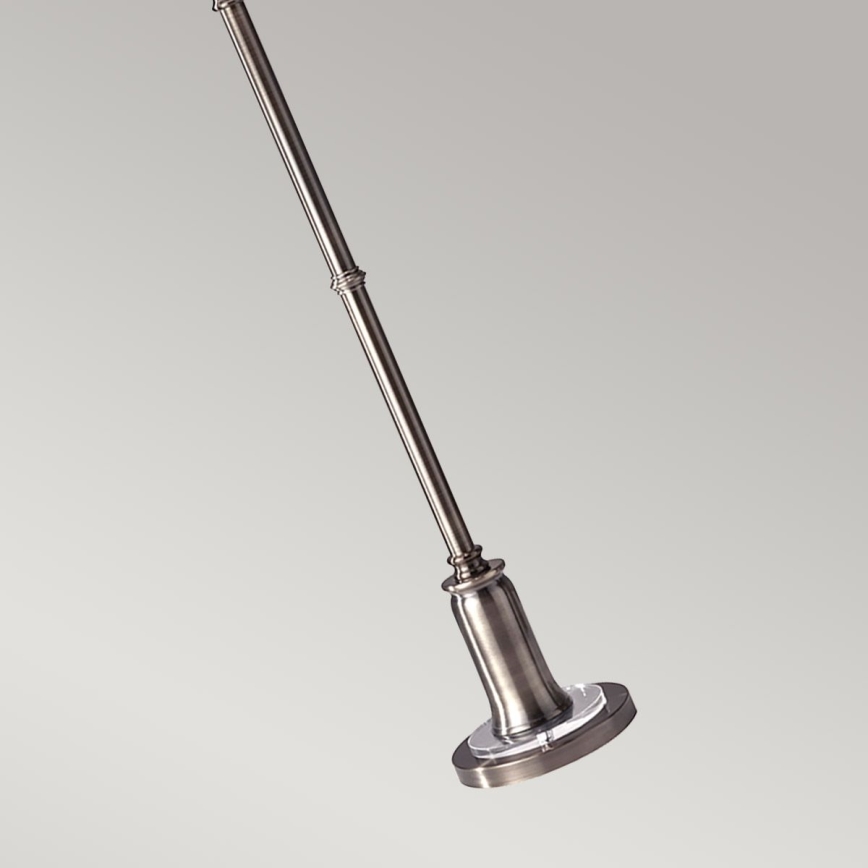 Feiss - Candeeiro de chão STATEROOM 2xE27/60W/230V prateado
