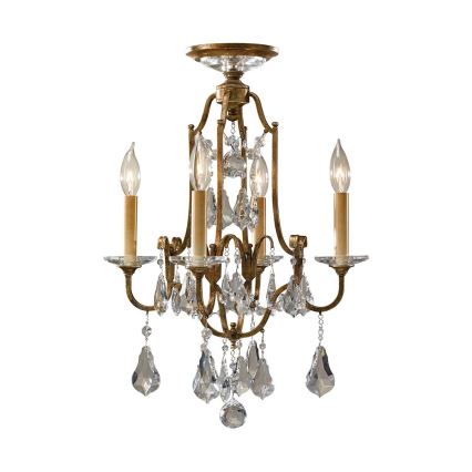 Feiss - Candeeiro suspenso VALENTINA 4xE14/60W/230V