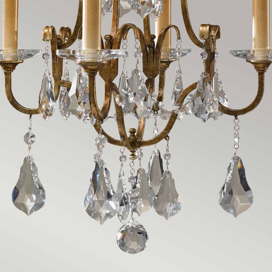 Feiss - Candeeiro suspenso VALENTINA 4xE14/60W/230V