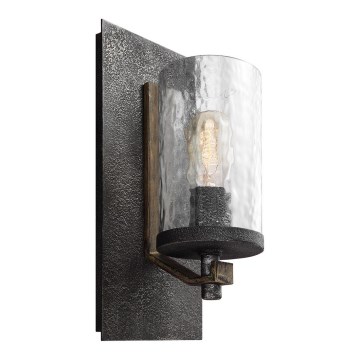 Feiss - Iluminação de parede ANGELO 1xE27/60W/230V preto