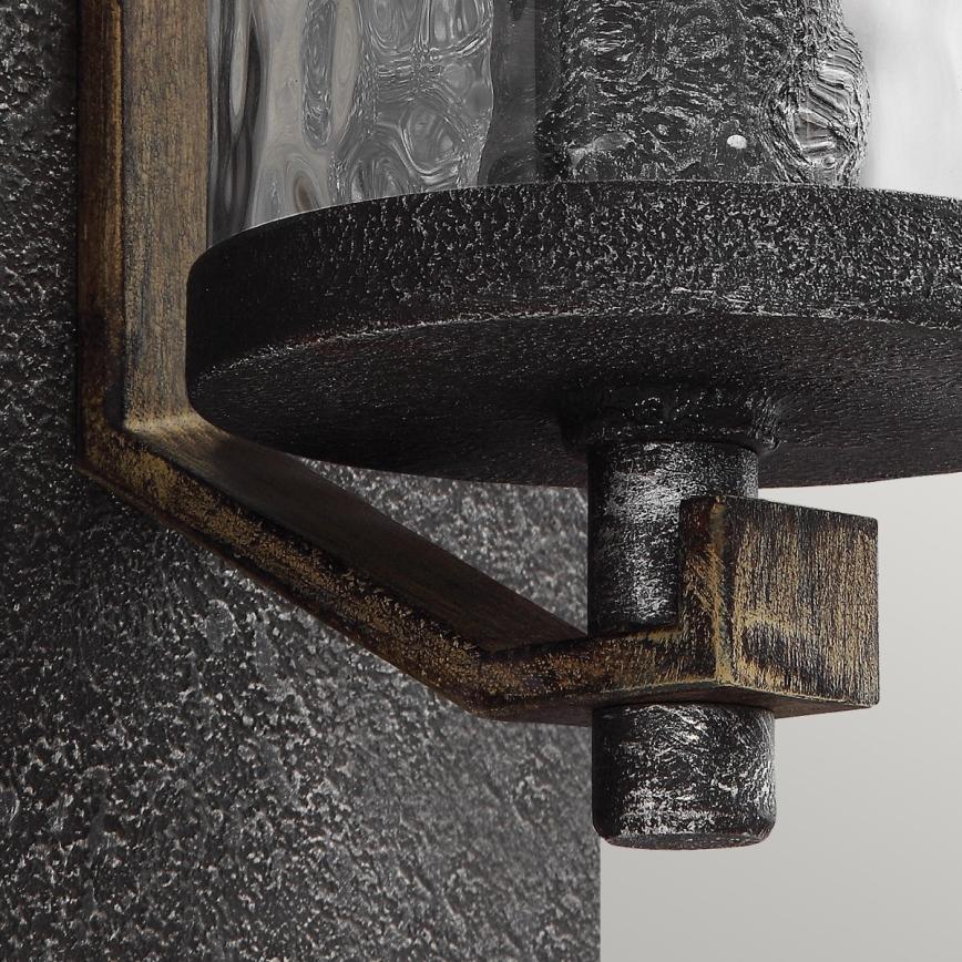 Feiss - Iluminação de parede ANGELO 1xE27/60W/230V preto