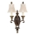 Feiss - Iluminação de parede DRAWING ROOM 2xE14/60W/230V