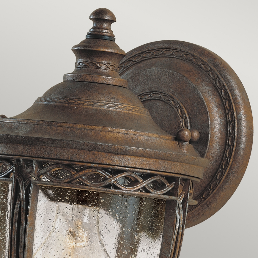 Feiss - Iluminação de parede exterior ENGLISH BRIDLE 1xE27/60W/230V IP44