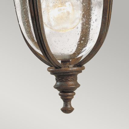 Feiss - Iluminação de parede exterior ENGLISH BRIDLE 1xE27/60W/230V IP44
