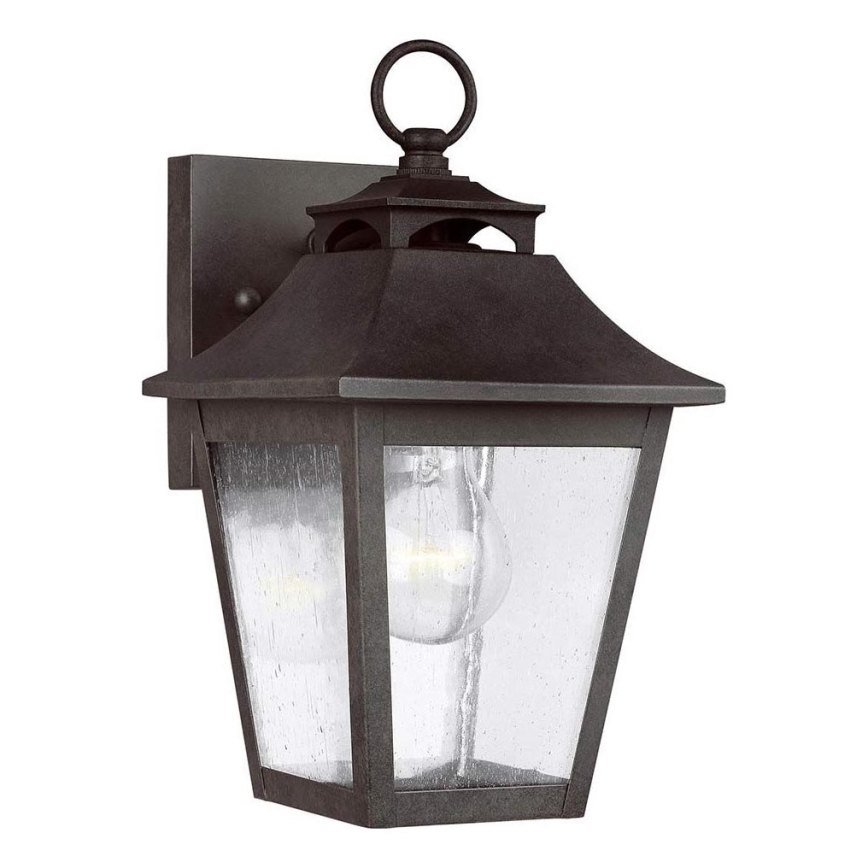 Feiss - Iluminação de parede exterior GALENA 1xE27/60W/230V IP44