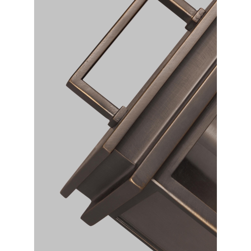 Feiss - Iluminação de parede exterior GLENVIEW 1xE27/60W/230V IP44 antracite