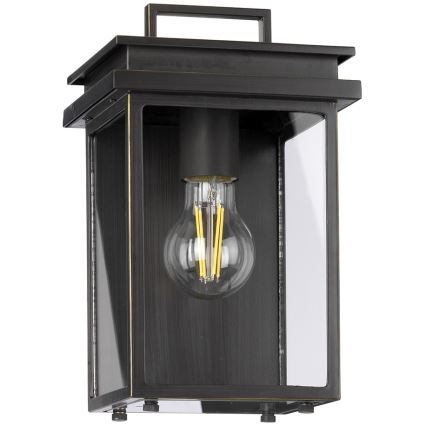 Feiss - Iluminação de parede exterior GLENVIEW 1xE27/60W/230V IP44 antracite