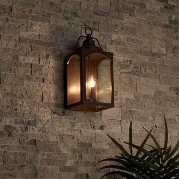 Feiss - Iluminação de parede exterior RANDHURST 3xE14/40W/230V IP44