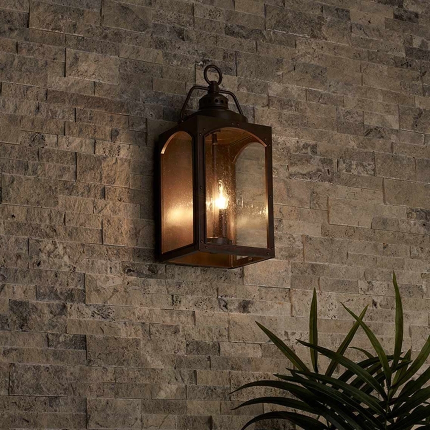 Feiss - Iluminação de parede exterior RANDHURST 3xE14/40W/230V IP44