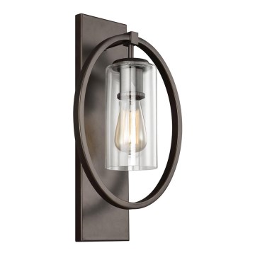 Feiss - Iluminação de parede MARLENA 1xE27/60W/230V antracite