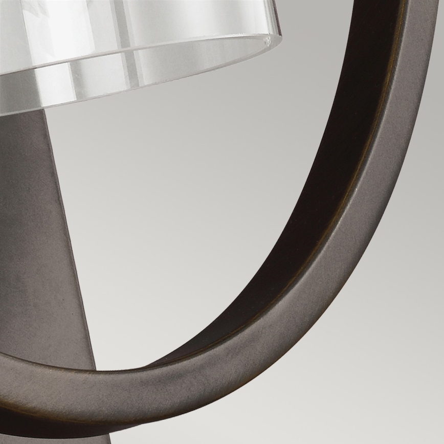 Feiss - Iluminação de parede MARLENA 1xE27/60W/230V antracite