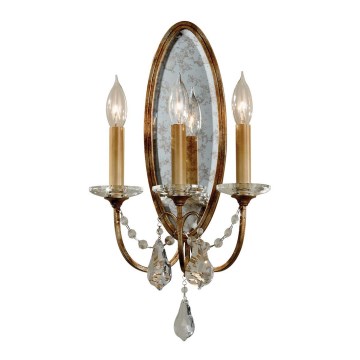 Feiss - Iluminação de parede VALENTINA 3xE14/60W/230V latão