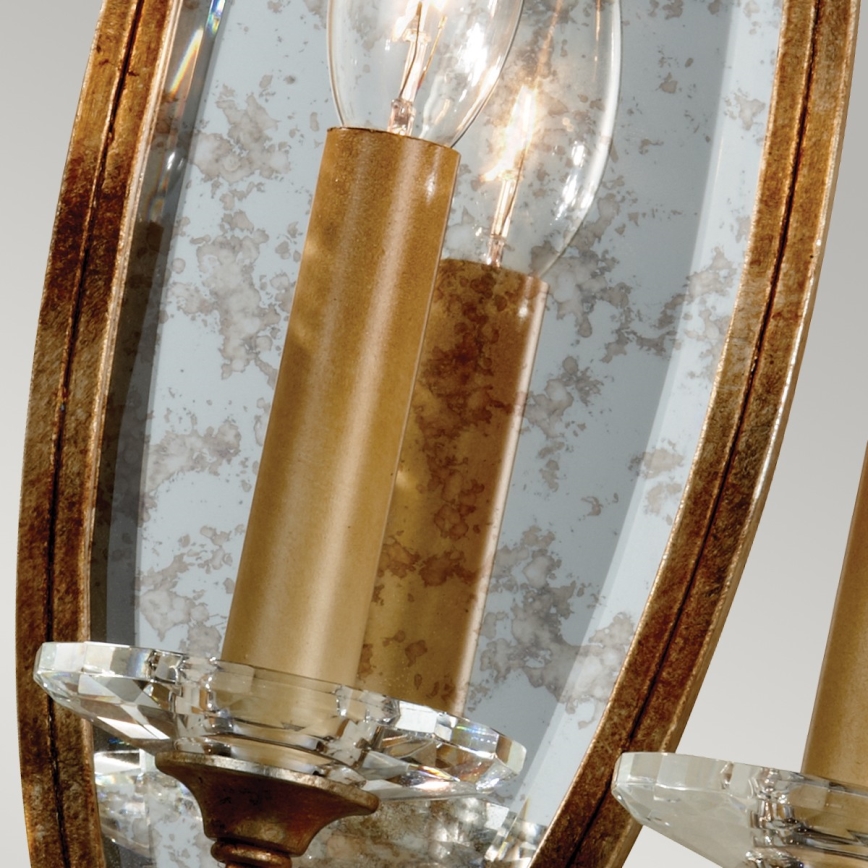 Feiss - Iluminação de parede VALENTINA 3xE14/60W/230V latão