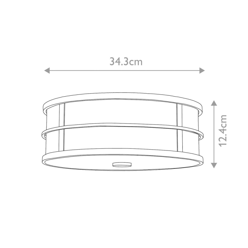 Feiss - Iluminação de teto FUSION 3xE27/60W/230V