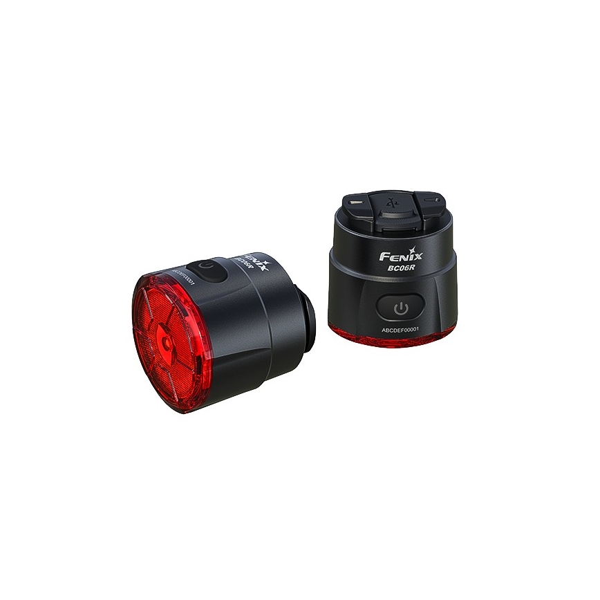 Fenix BC06R - LED Luz de bicicleta recarregável e regulável LED/USB IP66 90 Eu 24,5 h