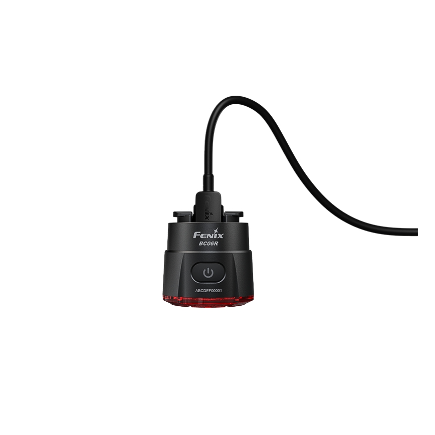 Fenix BC06R - LED Luz de bicicleta recarregável e regulável LED/USB IP66 90 Eu 24,5 h