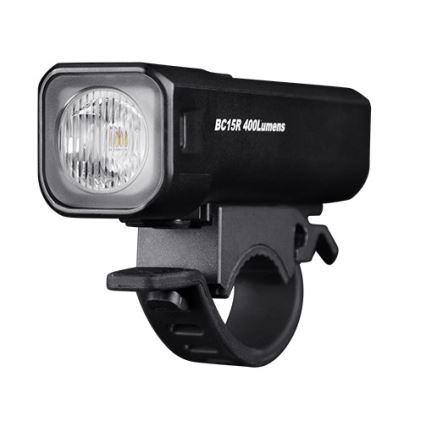 Fenix BC15R- Luz de bicicleta LED recarregável e regulável LED/USB IP66 400 lm 31,5 horas