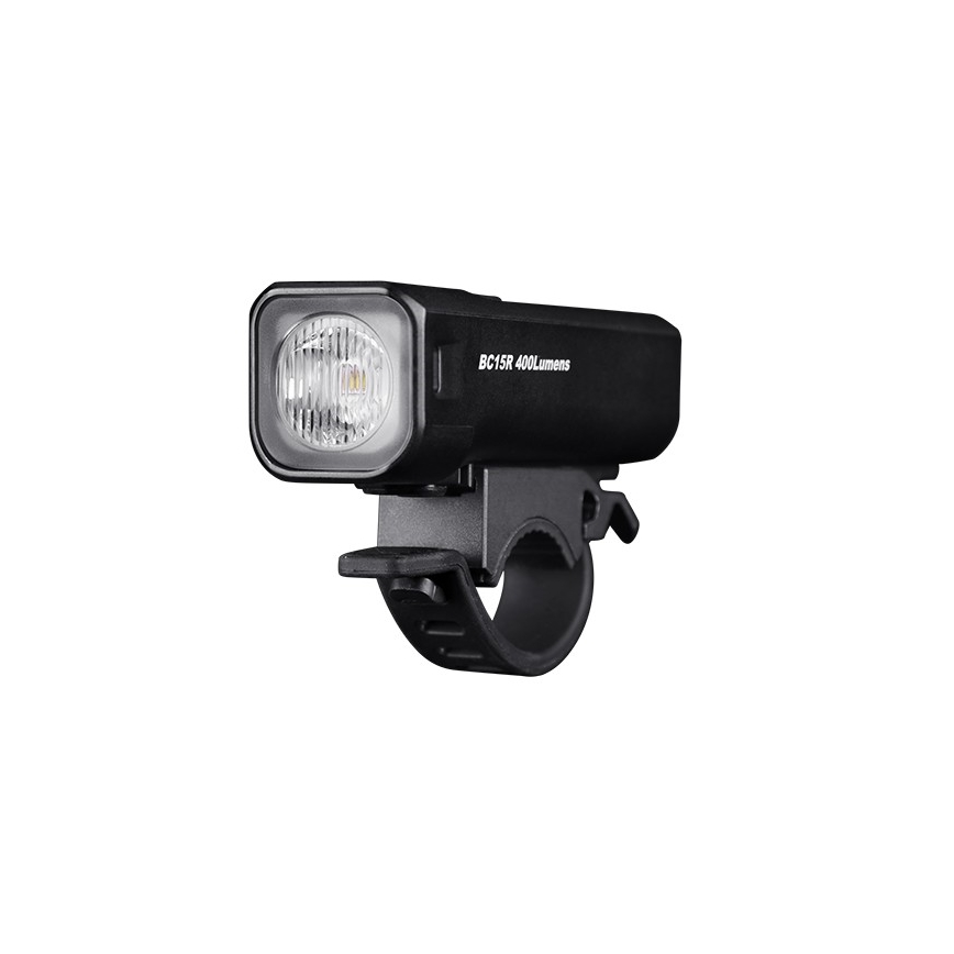 Fenix BC15R- Luz de bicicleta LED recarregável e regulável LED/USB IP66 400 lm 31,5 horas