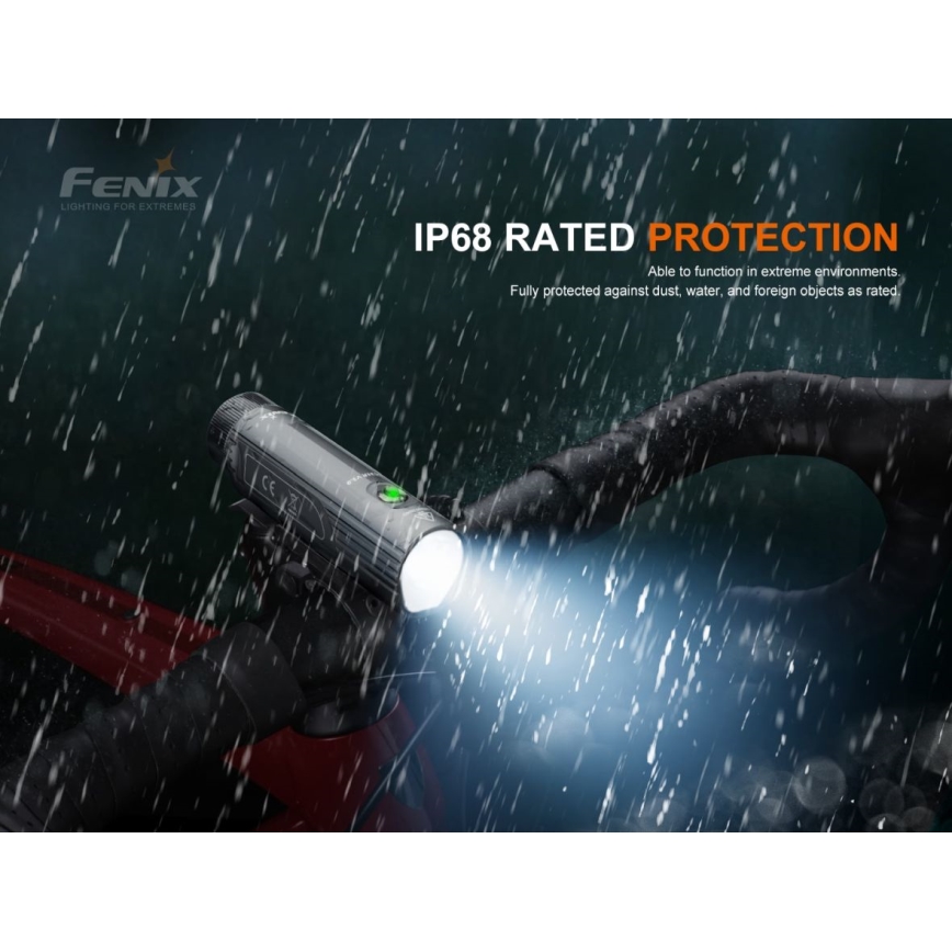 Fenix BC21RV30 - Iluminação de bicicleta recarregável LED/USB IP68 1200 lm 33 hrs