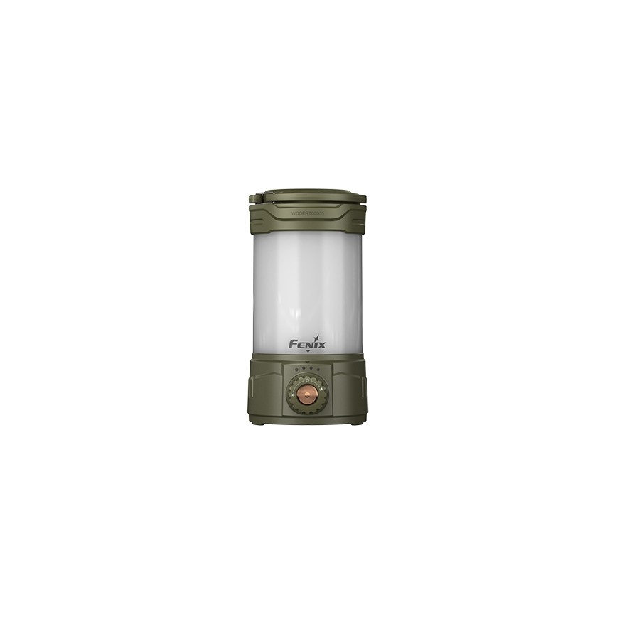 Fenix CL26RPROOLI - Candeeiro LED portátil com regulação LED/USB IP66 650 brilhante 408 h 5000 mAh verde