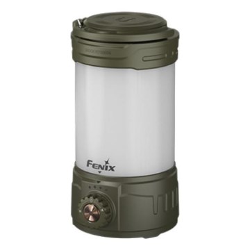 Fenix CL26RPROOLI - Candeeiro portátil LED com regulação LED/USB IP66 650 lm 408 h verde
